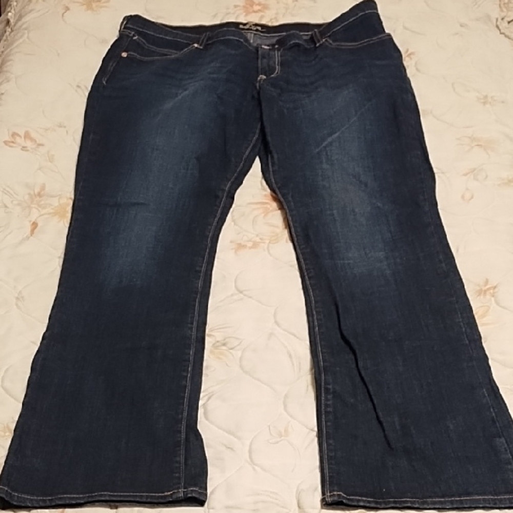 Old Navy Dark Blue Flare Jeans